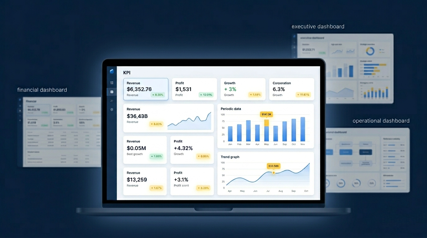 Types of Financial and Business Dashboards Every Company Should Use