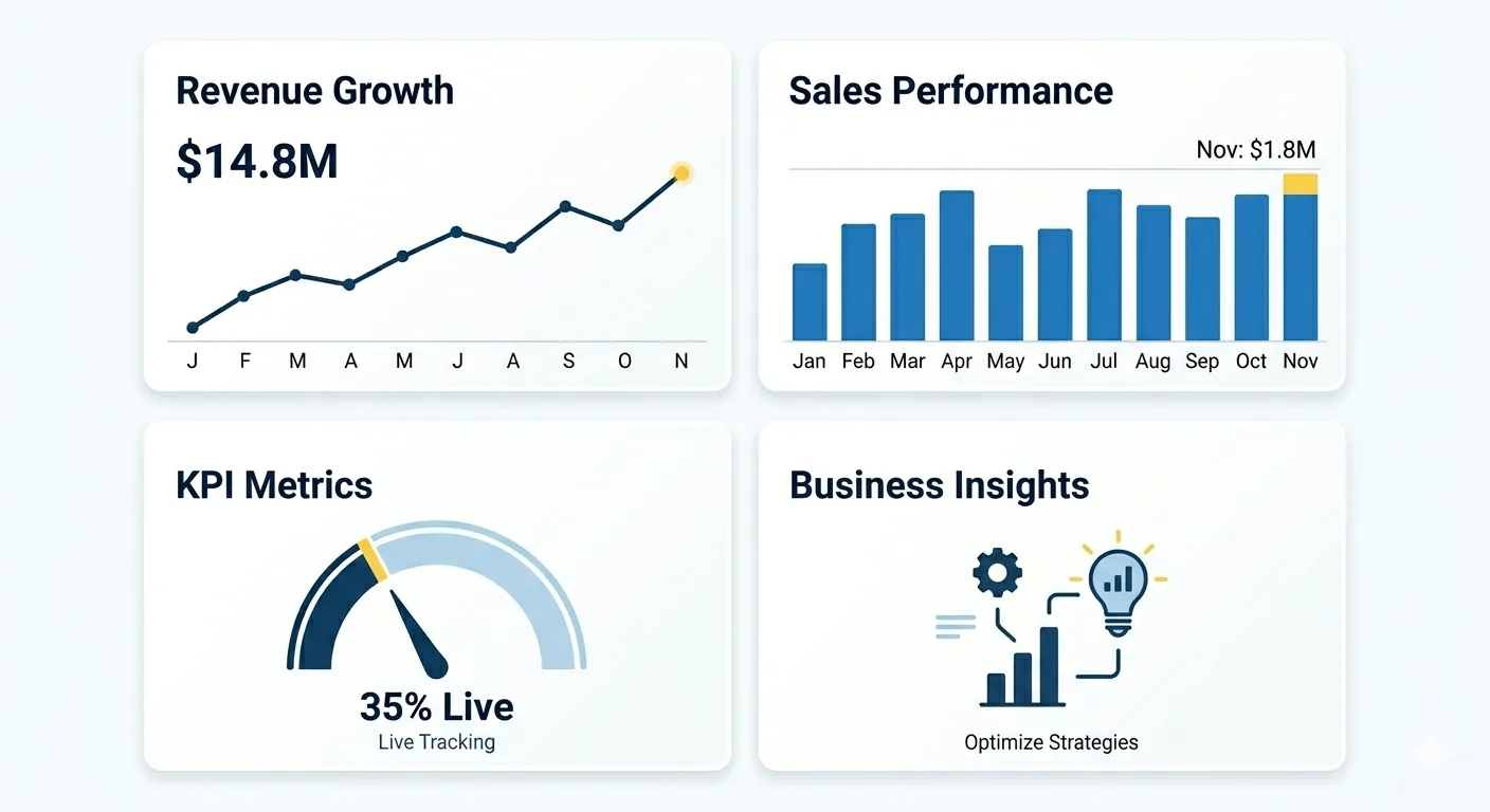 Financial dashboard expertise